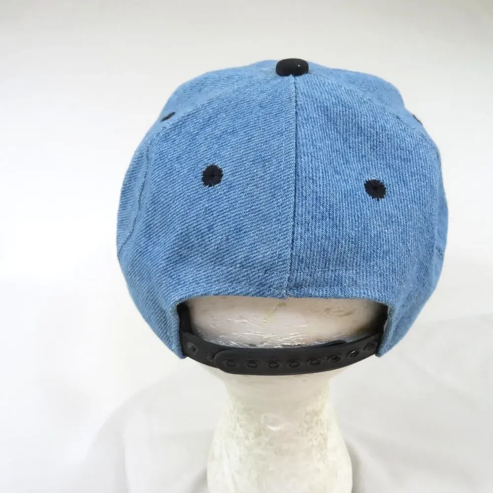 Hertz Equipment K-Products Denim Hat, Trucker, Blue Adjustable Snapback